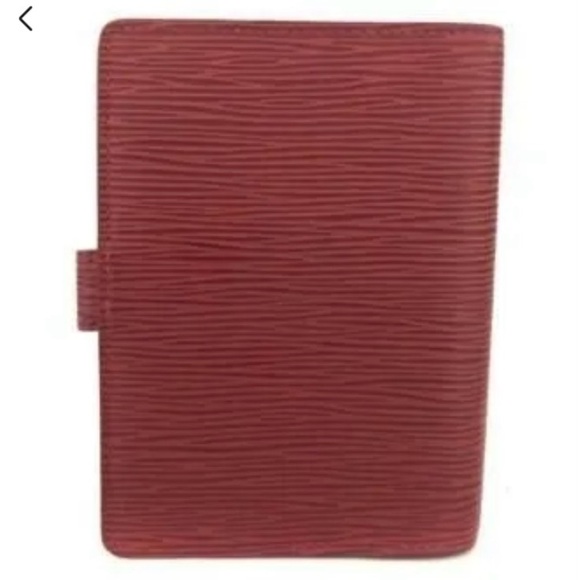 Louis Vuitton Red Epi Leather PM Agenda - Picture 2 of 12
